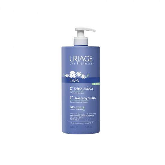 Crema de curatare 2 in 1 pentru copii, Uriage 1er Bebe (Gramaj: 1000 ml, Concentratie: Crema pentru 