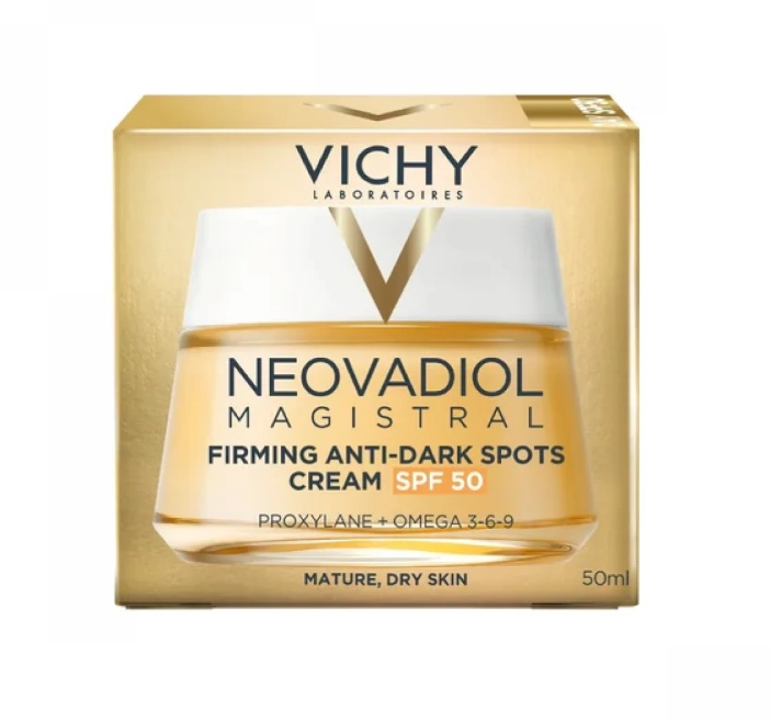 Crema de zi anti-pete pigmentare cu efect de fermitate SPF 50 Neovadiol Magistral, 50 ml, Vichy