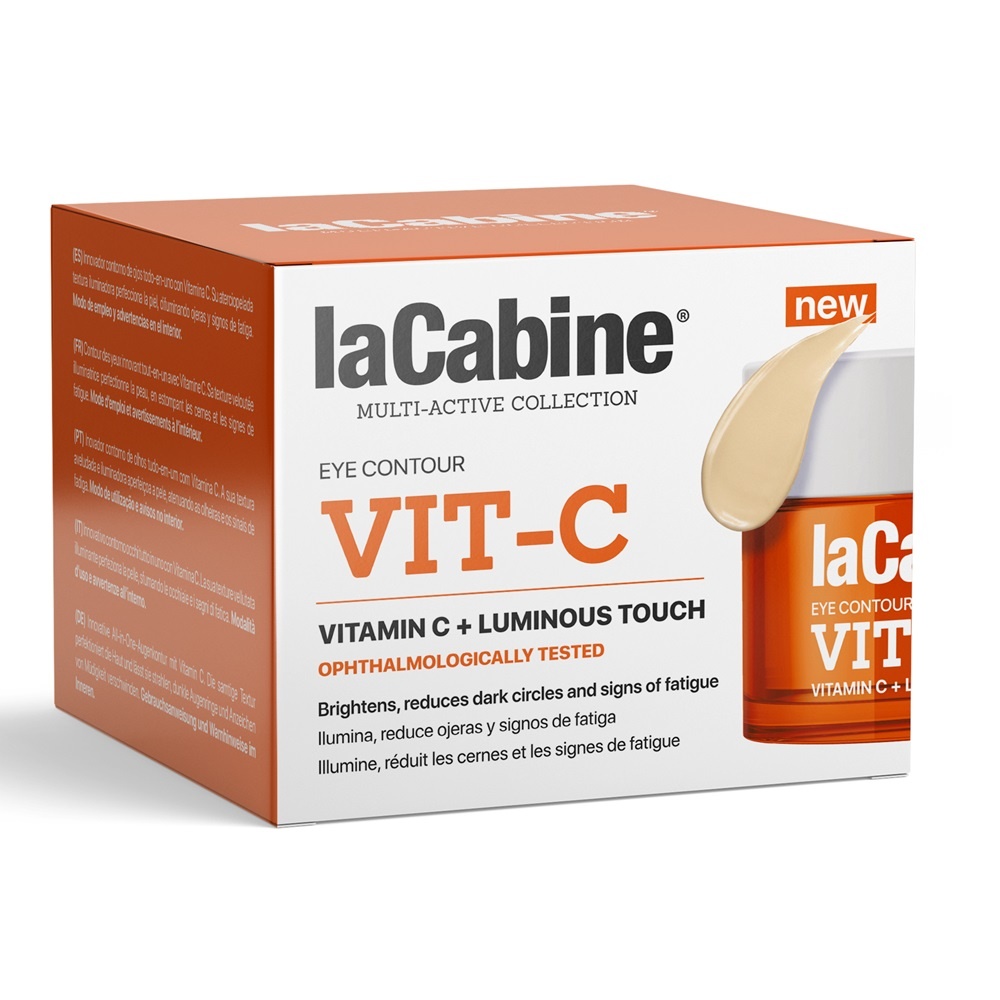 Crema iluminatoare pentru conturul ochilor Vitamin C + Luminous Touch La Cabine, 15 ml