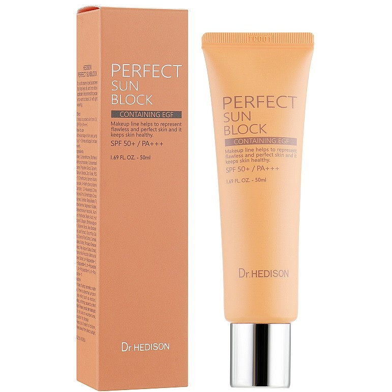 Crema pentru fata hidratanta Perfect Sun Block SPF50 Dr Hedison, 50 ml