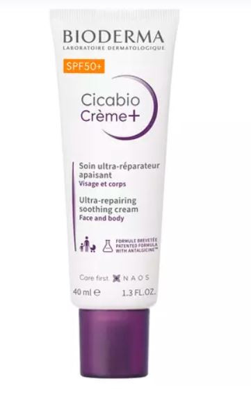 Crema pentru piele pigmentata Bioderma Cicabio, SPF 50+, 40 ml