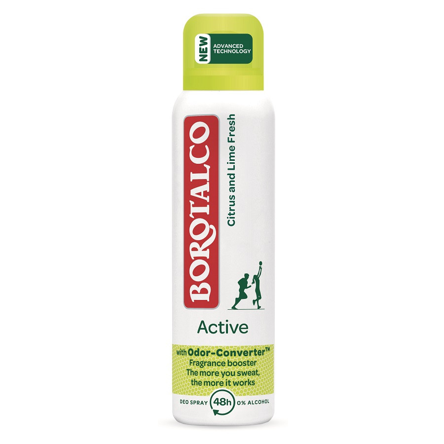 Deodorant Borotalco Active Citrus and Lime (Concentratie: Deo Spray, Gramaj: 150 ml)
