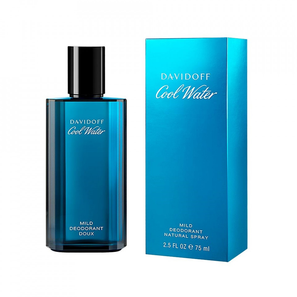 Deodorant Davidoff Cool Water (Concentratie: Deo Spray, Gramaj: 75 ml)