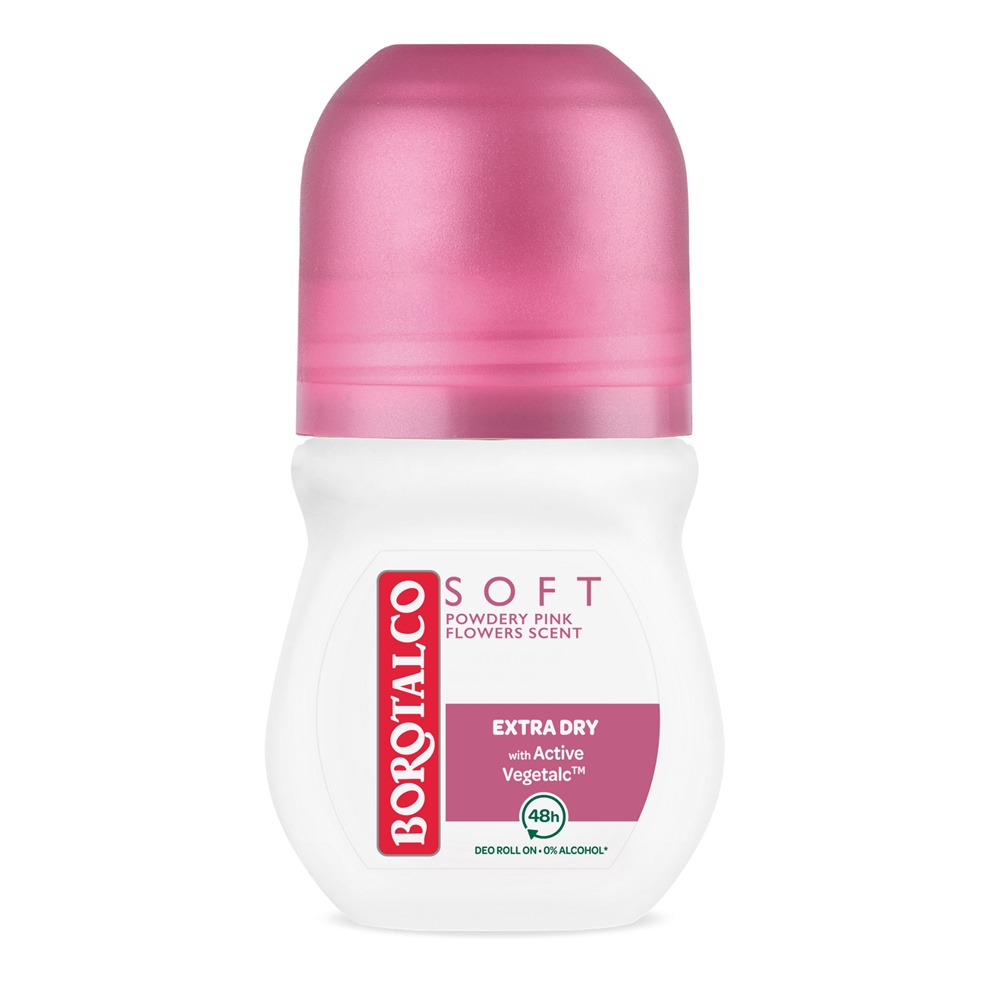 Deodorant roll-on Borotalco Soft, 50 ml (Concentratie: Roll-On, Gramaj: 50 ml)