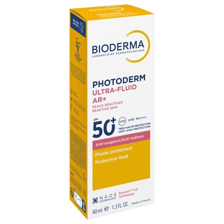 Fluid cu protective solara SPF50+ Photoderm Ultra AR+ Bioderma, 40 ml