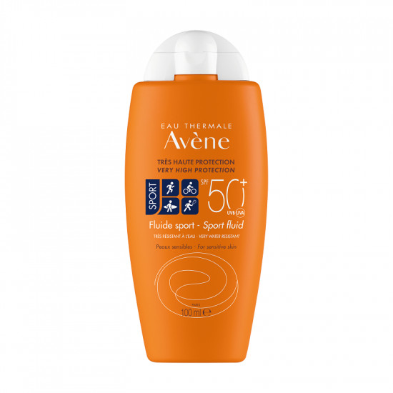 Fluid pentru protectie solara cu SPF 50+ Avene Sport, 100 ml (Concentratie: Lotiune, Gramaj: 100 ml)