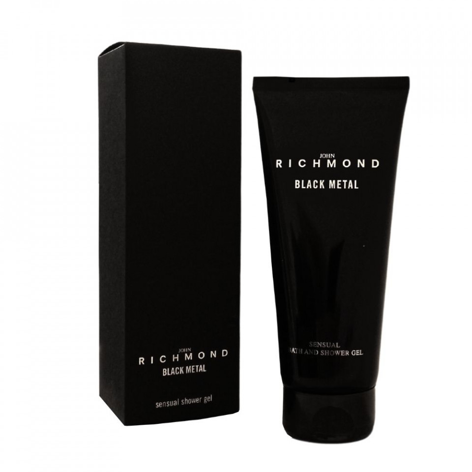 Gel de dus Black Metal John Richmond, Femei (Concentratie: Gel de dus, Gramaj: 200 ml)