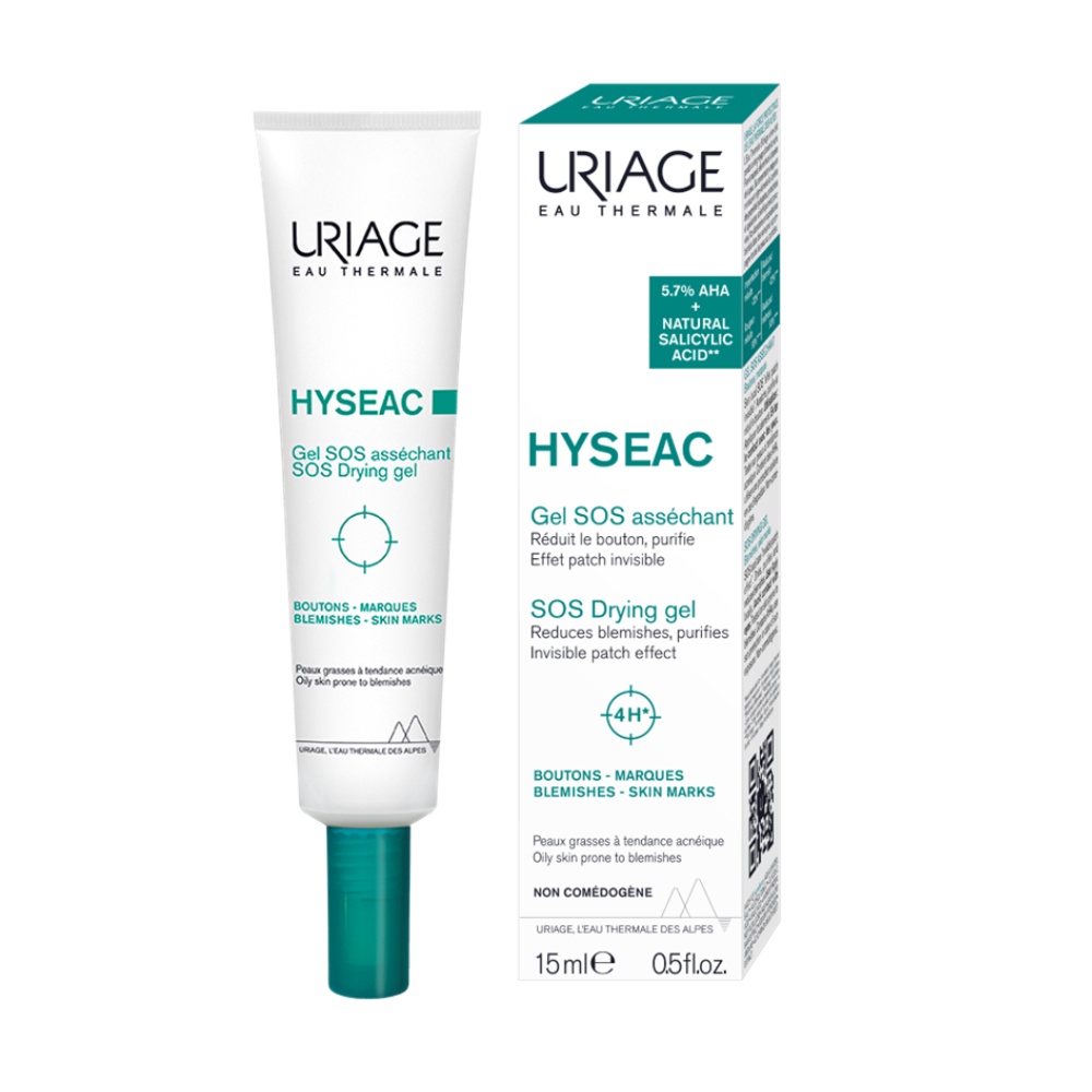 Gel SOS anti-imperfectiuni acneice Hyseac Uriage, 15 ml