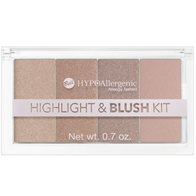Iluminator Hypoallergenic Highlight & Blush Kit Eveline Cosmetics, 20 g