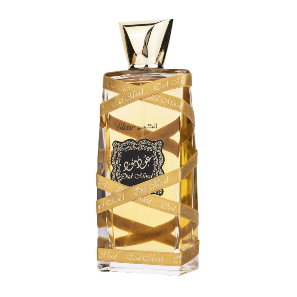 Lattafa Perfumes Oud Mood Elixir Apa de Parfum, Unisex, 100ml (Concentratie: Apa de Parfum, Gramaj: 100 ml)
