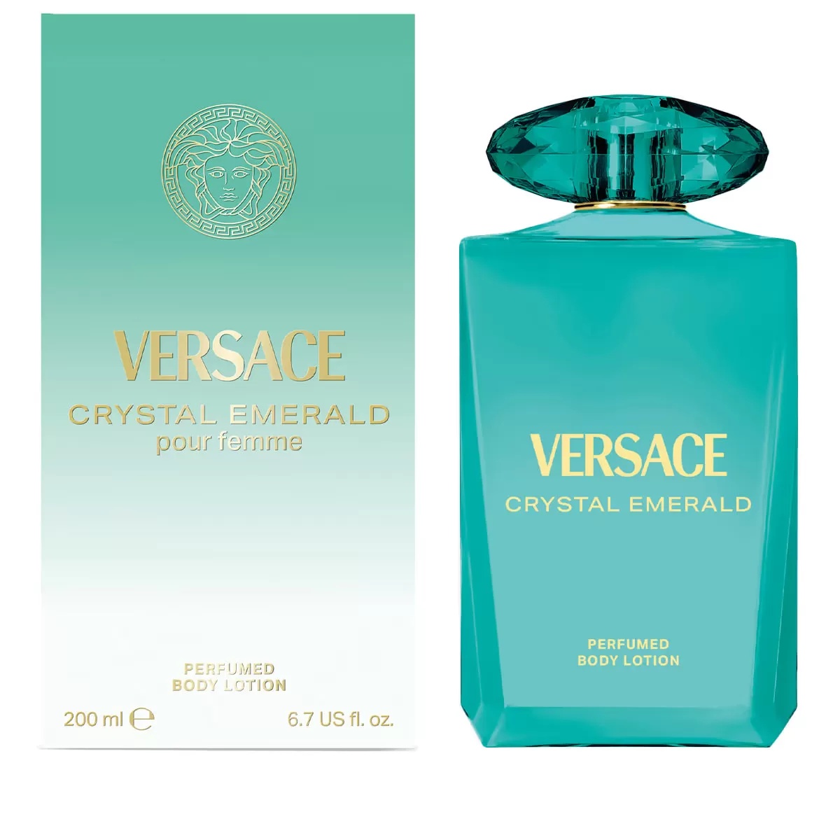 Lotiune de corp Versace Crystal Emerald, Femei, 200 ml