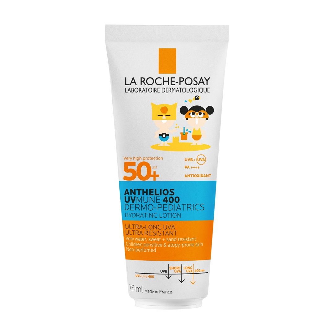 Lotiune Hidratanta cu protectie solara pentru copii, fata si corp SPF 50+ Eco-Tube La Roche Posay ANTHELIOS UVMUNE400 Dermo-Pediatrics, 75ml (Gramaj: 75 ml)