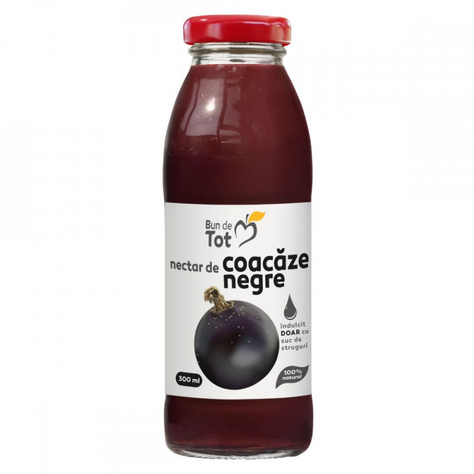 Nectar de coacaze negre fara zahar Bun-de-tot 300ml Dacia Plant