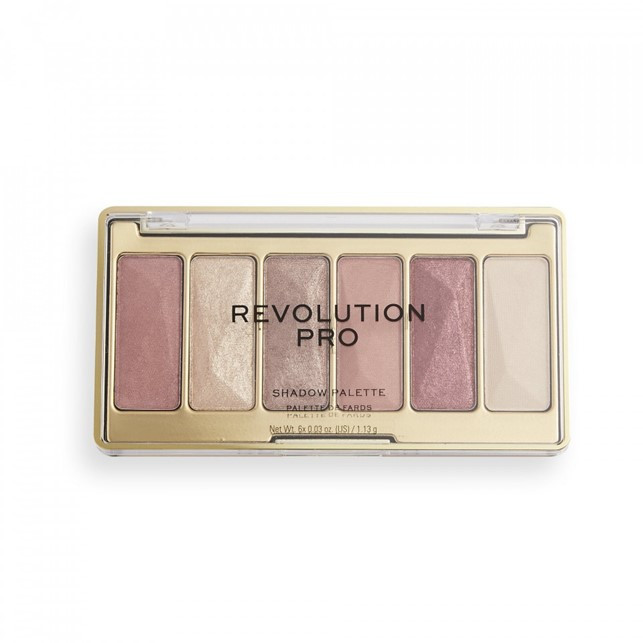 Paleta fard de ochi Makeup Revolution, Pro Moments, 6 X 1.13g (Concentratie: Trusa de farduri, Nuanta fard: Mesmerizing)