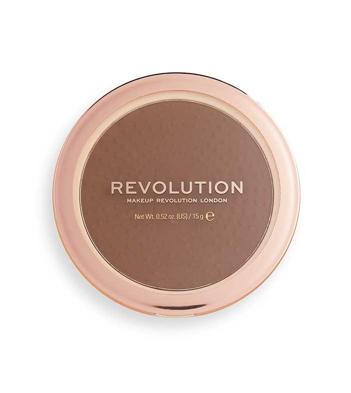 Pudra bronzanta compacta Makeup Revolution, Face Mega Bronzer (Concentratie: Pudra, Gramaj: 15 g, Culoare produse: 03 Medium)