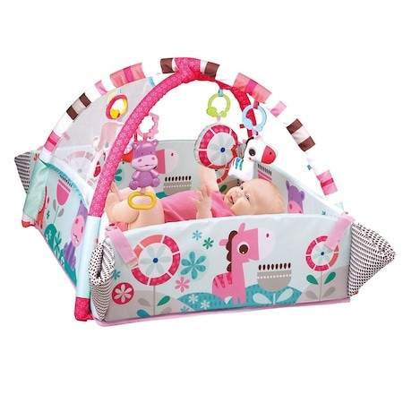 Saltea de joaca Happy Baby 5 in 1 (CULOARE: roz, TIP PRODUS: Jucarii interactive bebelusi)