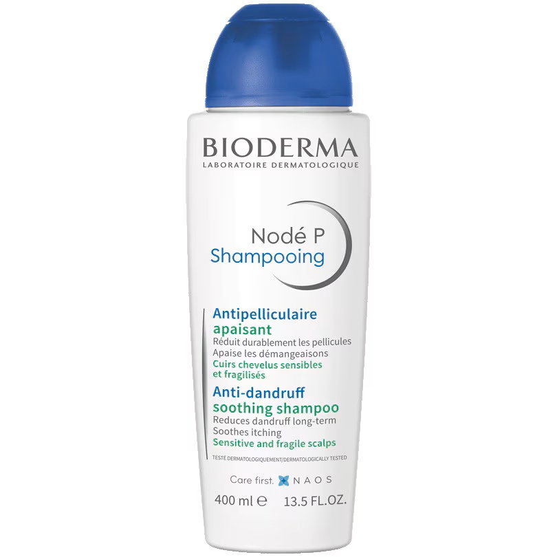 Sampon calmant anti-matreata pentru scalpul sensibil Bioderma Node P, 400 ml (Gramaj: 400 ml)