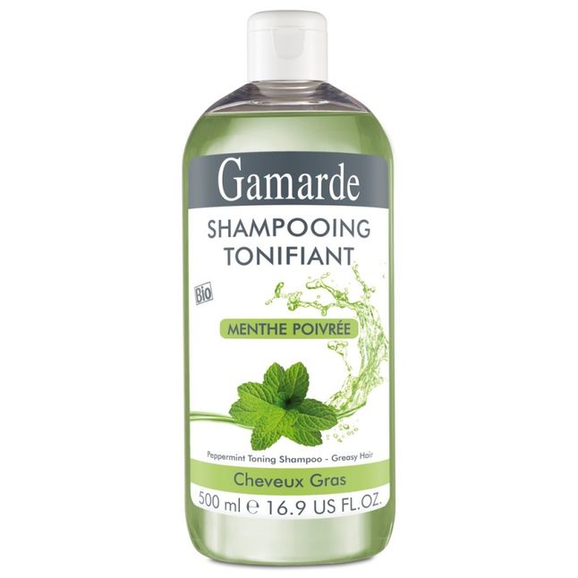 Sampon eco natural tonifiant cu menta, Gamarde 500 ml (Concentratie: Sampon, Gramaj: 500 ml)