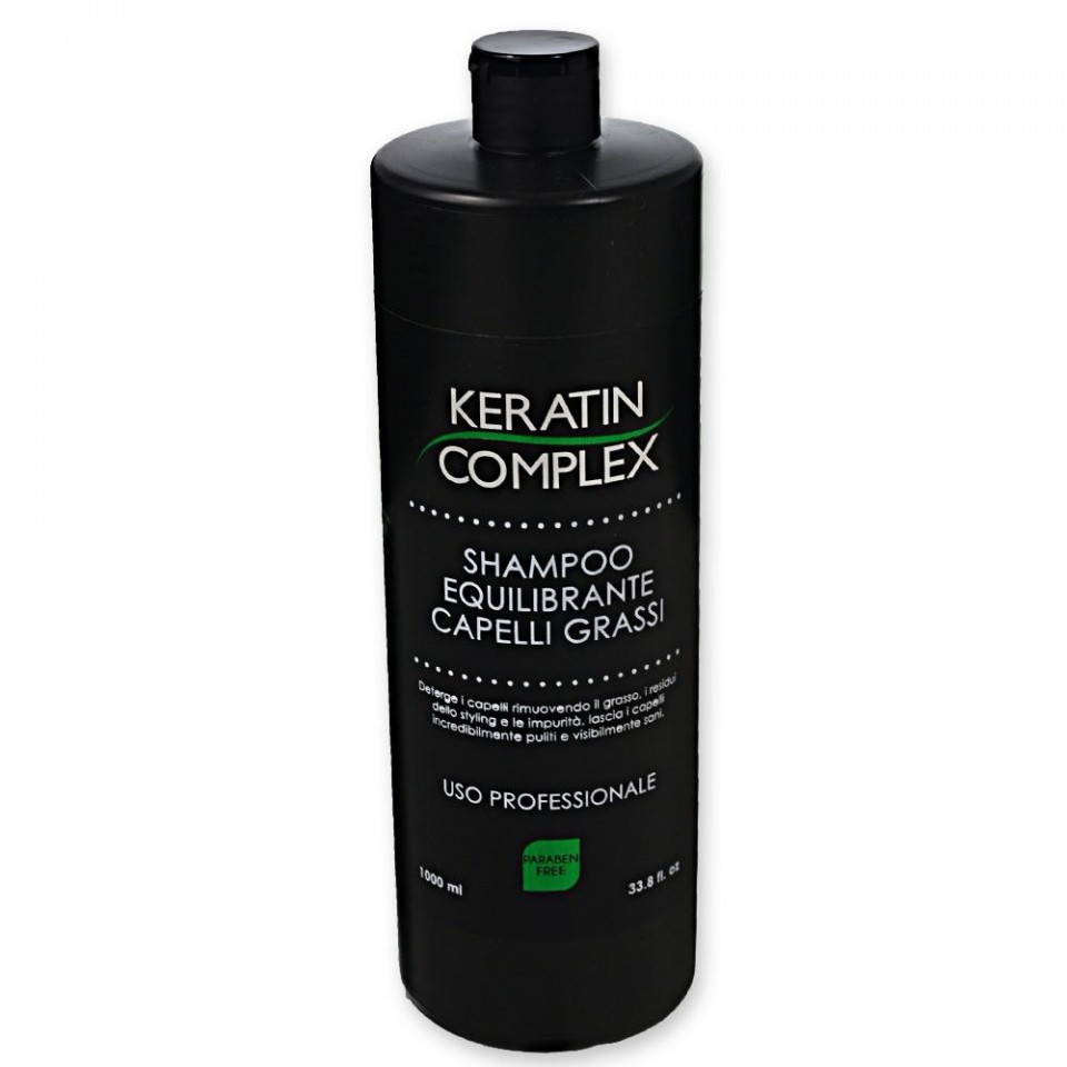 Sampon pentru par Gras echilibrant antimatreata Keratin complex, 1000 ml