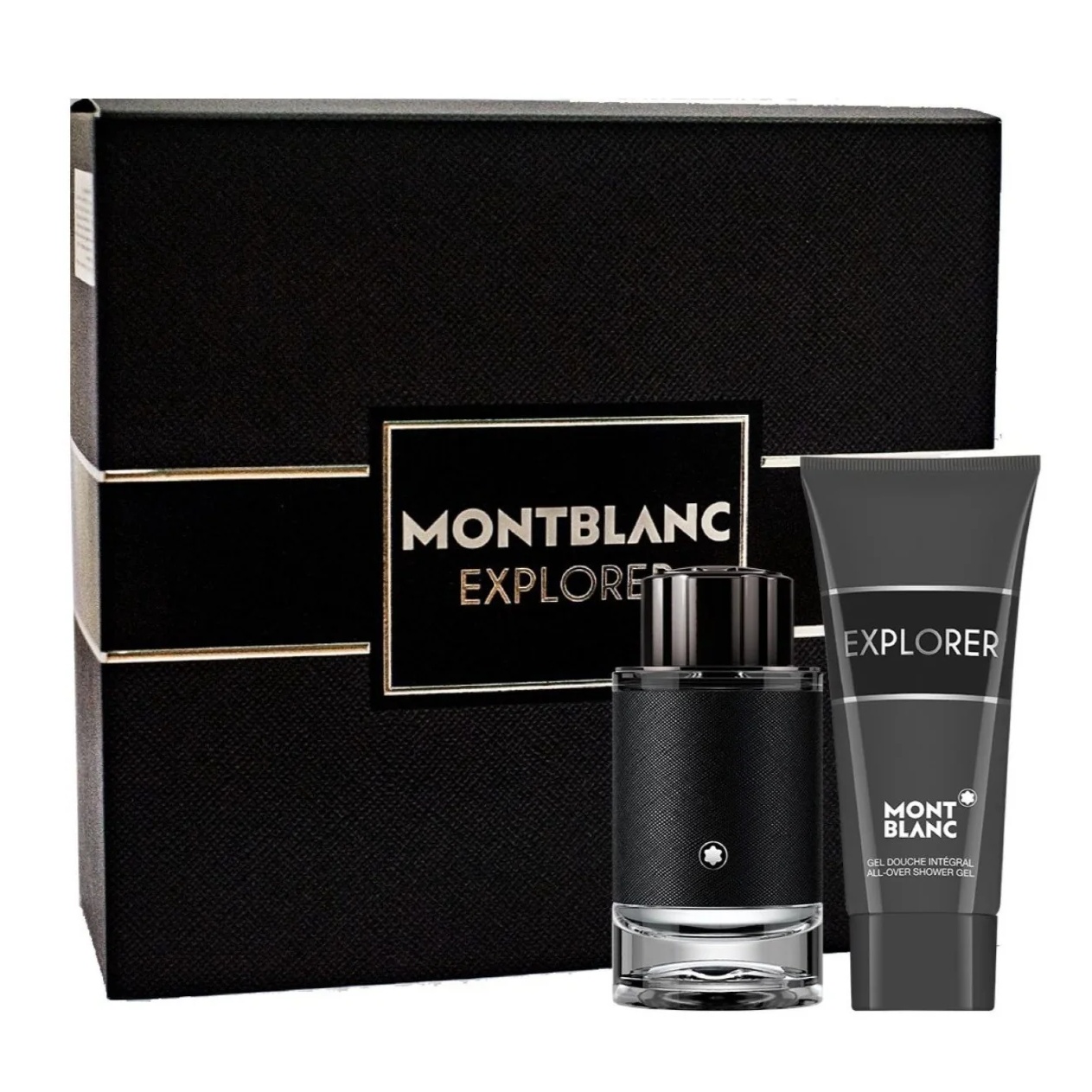 Set Cadou Mont Blanc Explorer, Apa de Parfum, Barbati (Continut set: 60 ml Apa de Parfum + 100 ml Gel de dus)