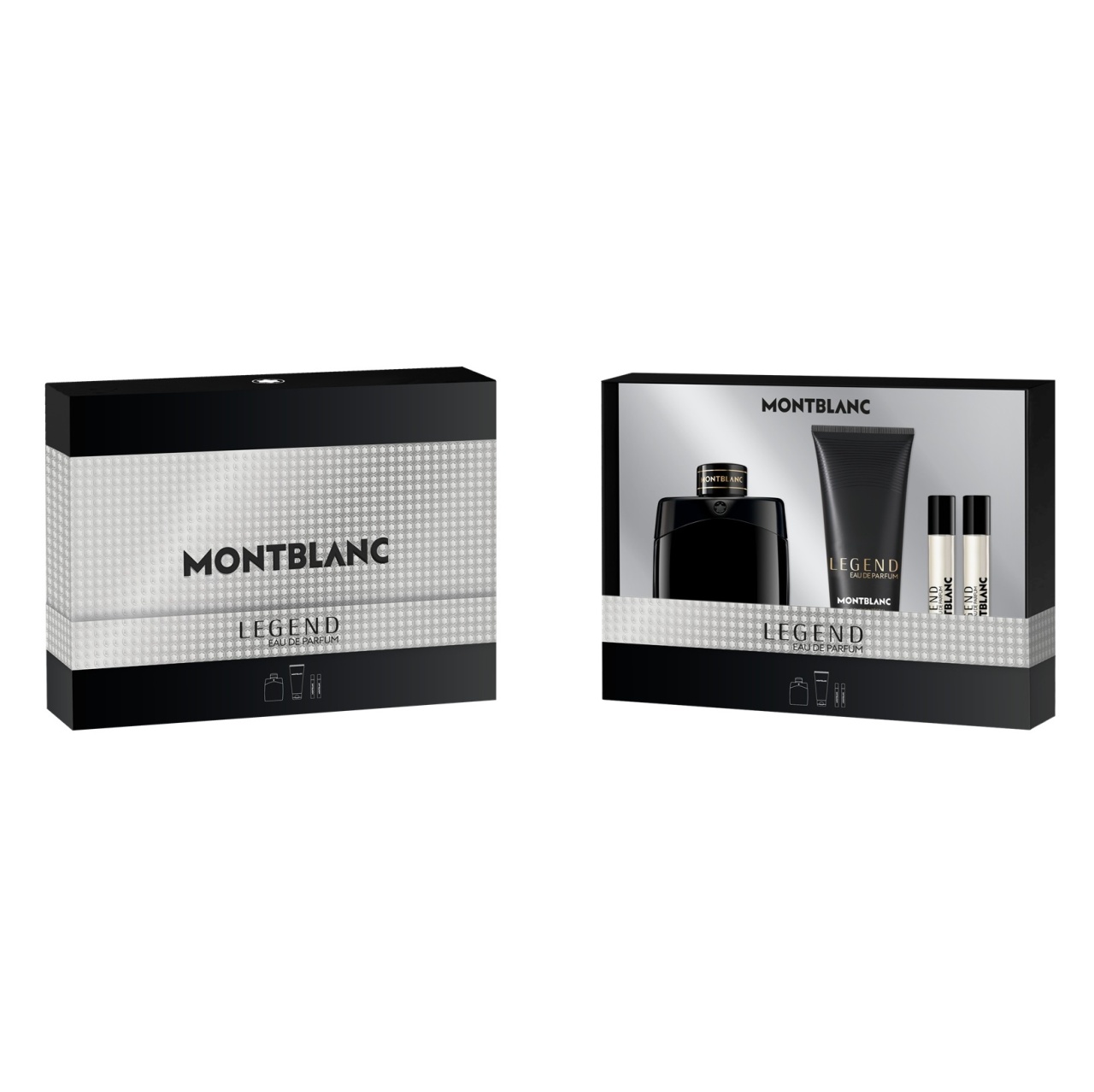 Set cadou Mont Blanc Legend Man Apa de Parfum, 100 ml + Gel de dus, 100 ml + Apa de Parfum, 2 x 7,5 ml