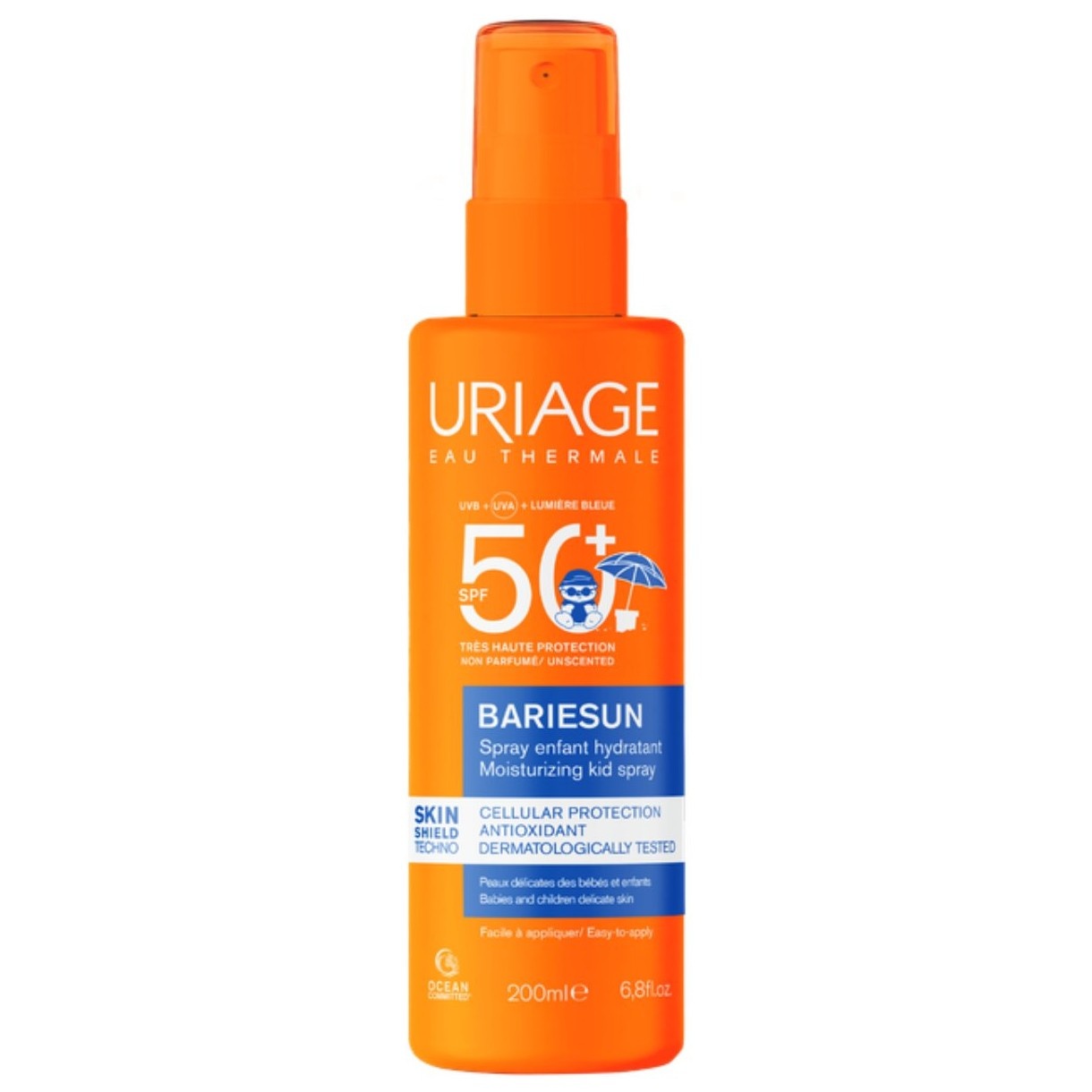 Spray cu protectie solara pentru copii SPF50+ Bariesun Uriage, 200 ml