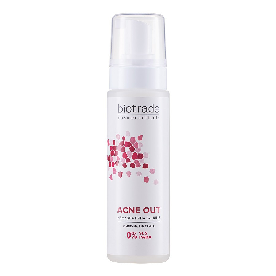 Spuma de curatare pentru ten acneic Biotrade Acne Out, 150 ml