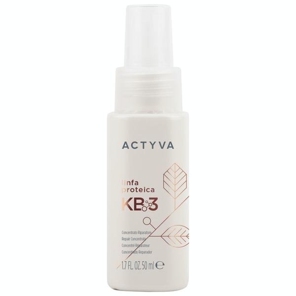Tratament concentrat de reparare Kemon Actyva Linfa Proteica KB3 Repair (Concentratie: Tratamente pentru par, Gramaj: 50 ml)
