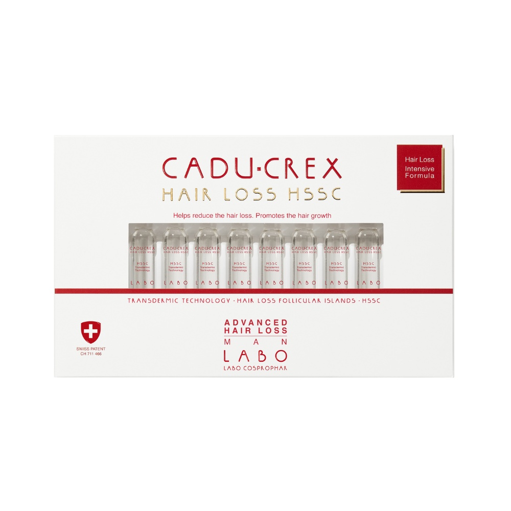Tratament impotriva caderii avansate a parului pentru barbati Cadu Crex, 40 fiole