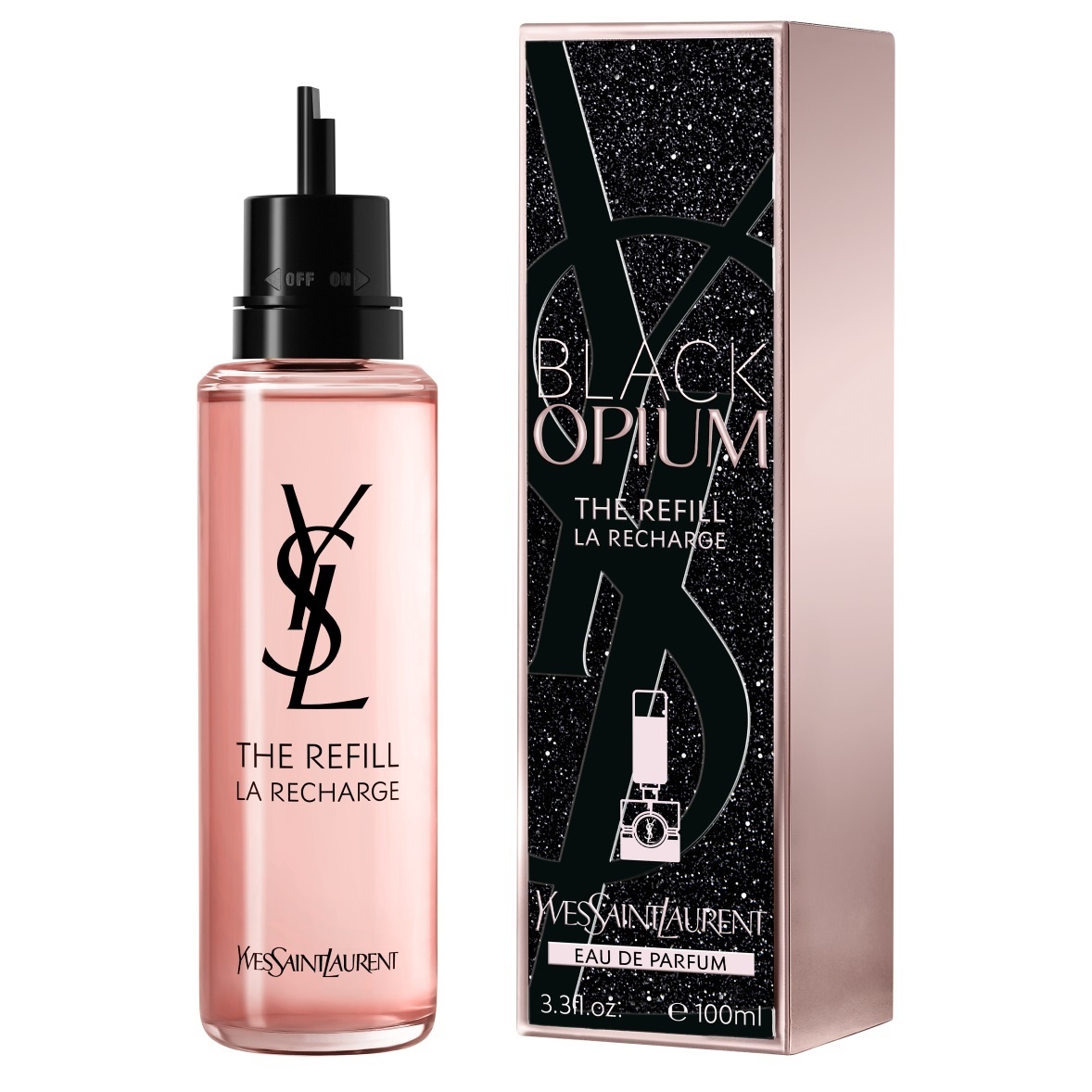 Yves Saint Laurent Black Opium, Apă de Parfum, Femei, Refill, 100 ml (Gramaj: 100 ml Refill)