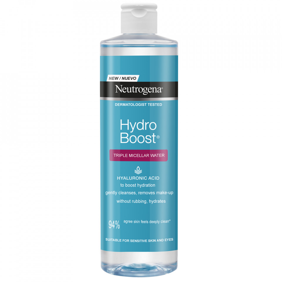 Apă micelară cu triplă acţiune Neutrogena Hydro Boost (Gramaj: 400 ml, Concentratie: Apa micelara)