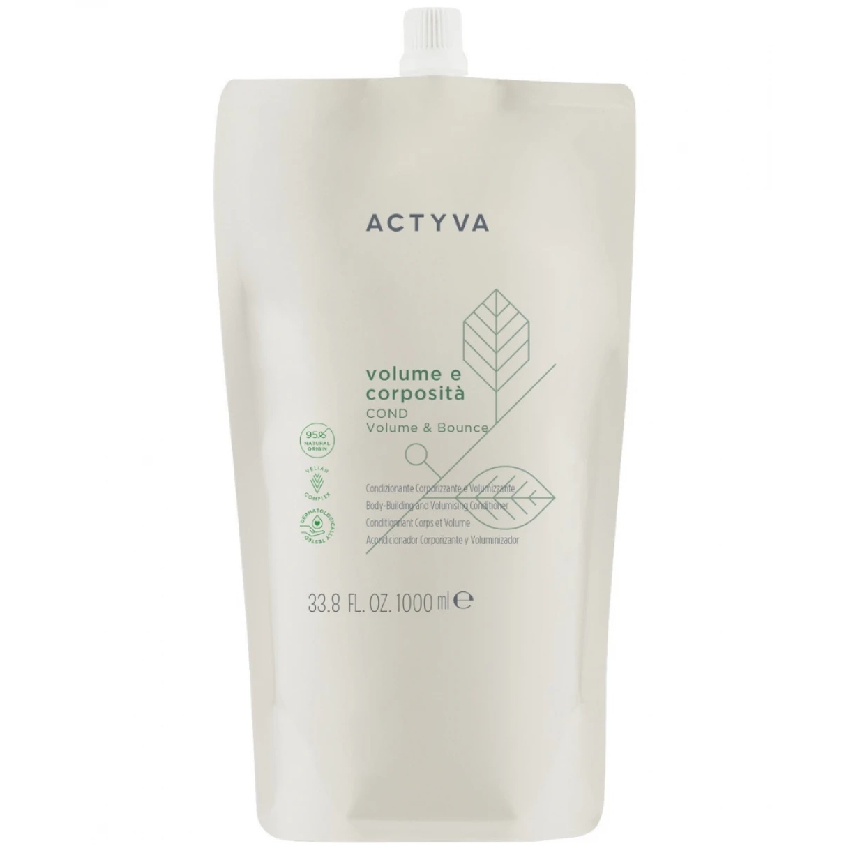 Balsam pentru volum Kemon Actyva Volume e Corposità (Concentratie: Balsam, Gramaj: 1000 ml Refill)