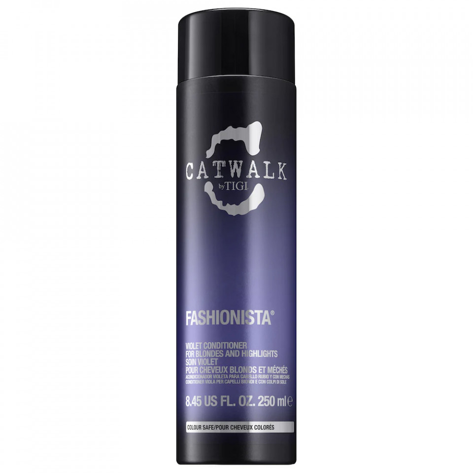 Balsam Tigi Catwalk Fashionista Violet pentru par gri si blond, 250 ml (Concentratie: Balsam, Gramaj: 250 ml)