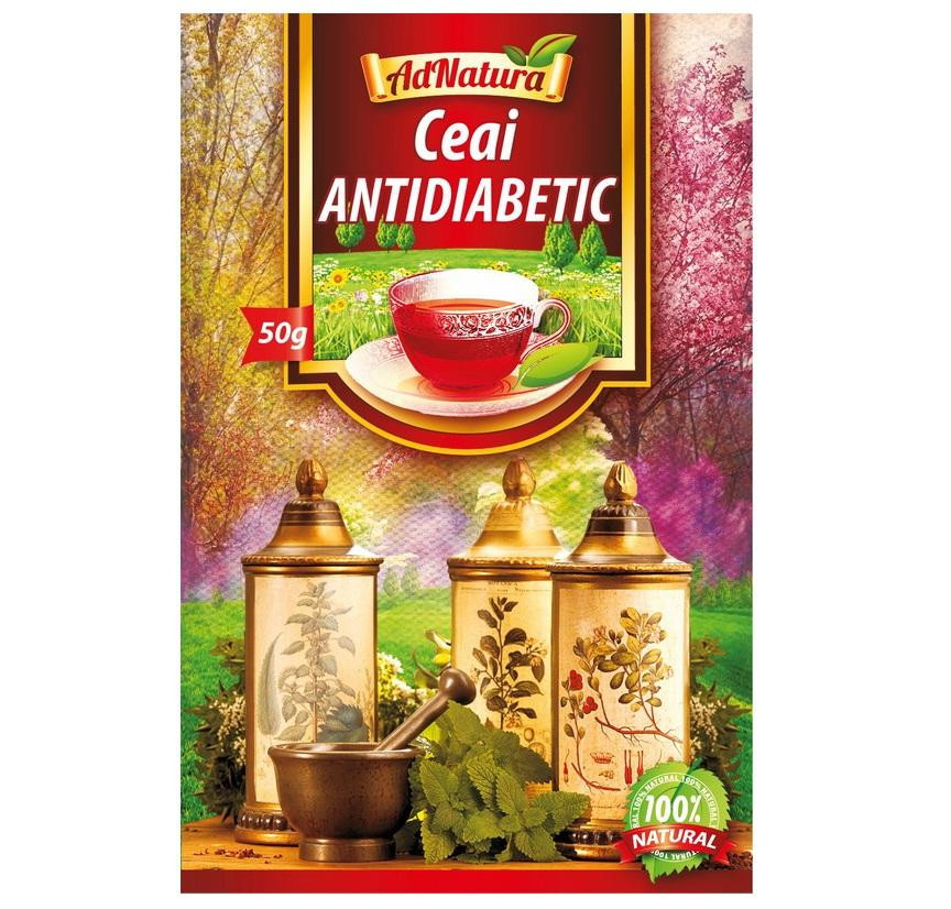 Ceai Antidiabetic AdNatura (Ambalaj: 50 grame)