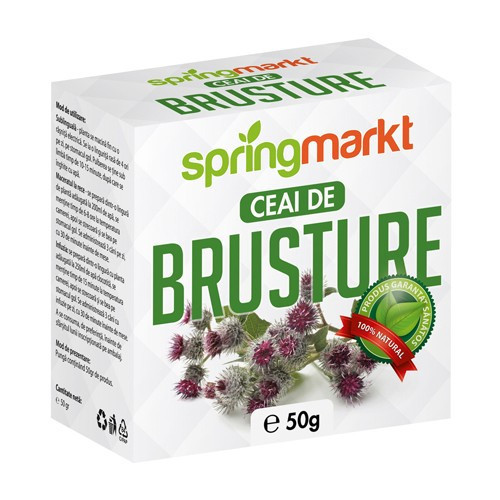 Ceai Brusture Radacina 50gr Adams Vision (Concentratie: 50g)