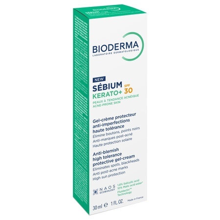 Crema anti-imperfectiuni cu SFP 30 Sebium Kerato+ Bioderma, 30 ml