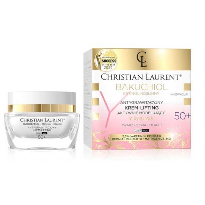 Crema de fata, Christian Laurent, bioBakuchiol Y-Reshape, Anti-Wrinkle Intensely Firming Cream-Lifting 50+