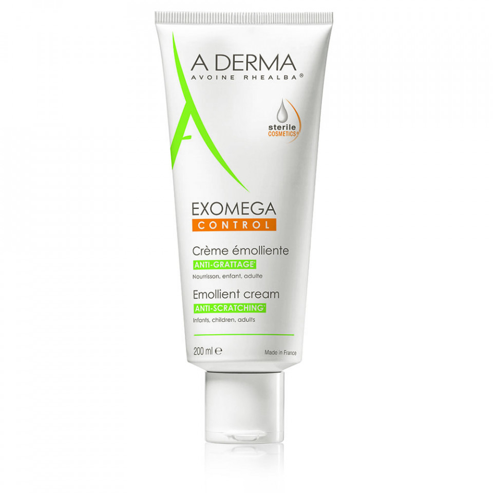 Crema emolienta anti-prurit Exomega Control Laboratoires A- Derma (Concentratie: Crema, Gramaj: 200 