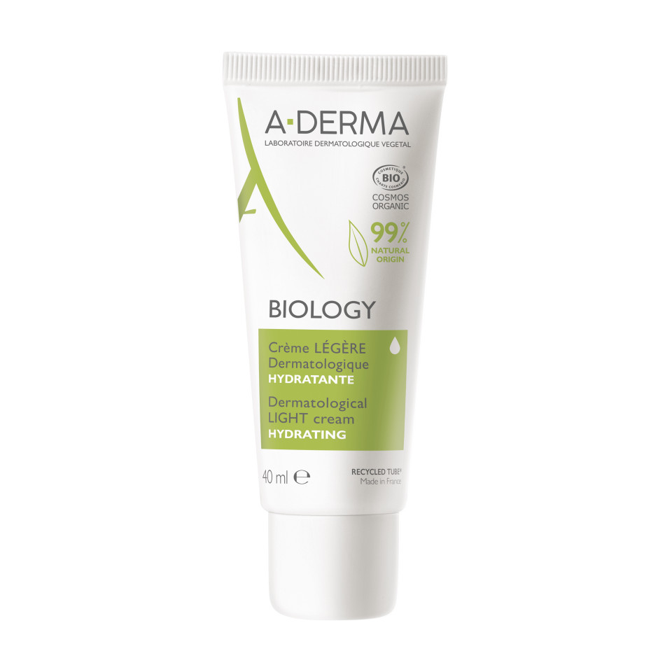 Crema hidratanta A-Derma Legere Biology, 40 ml