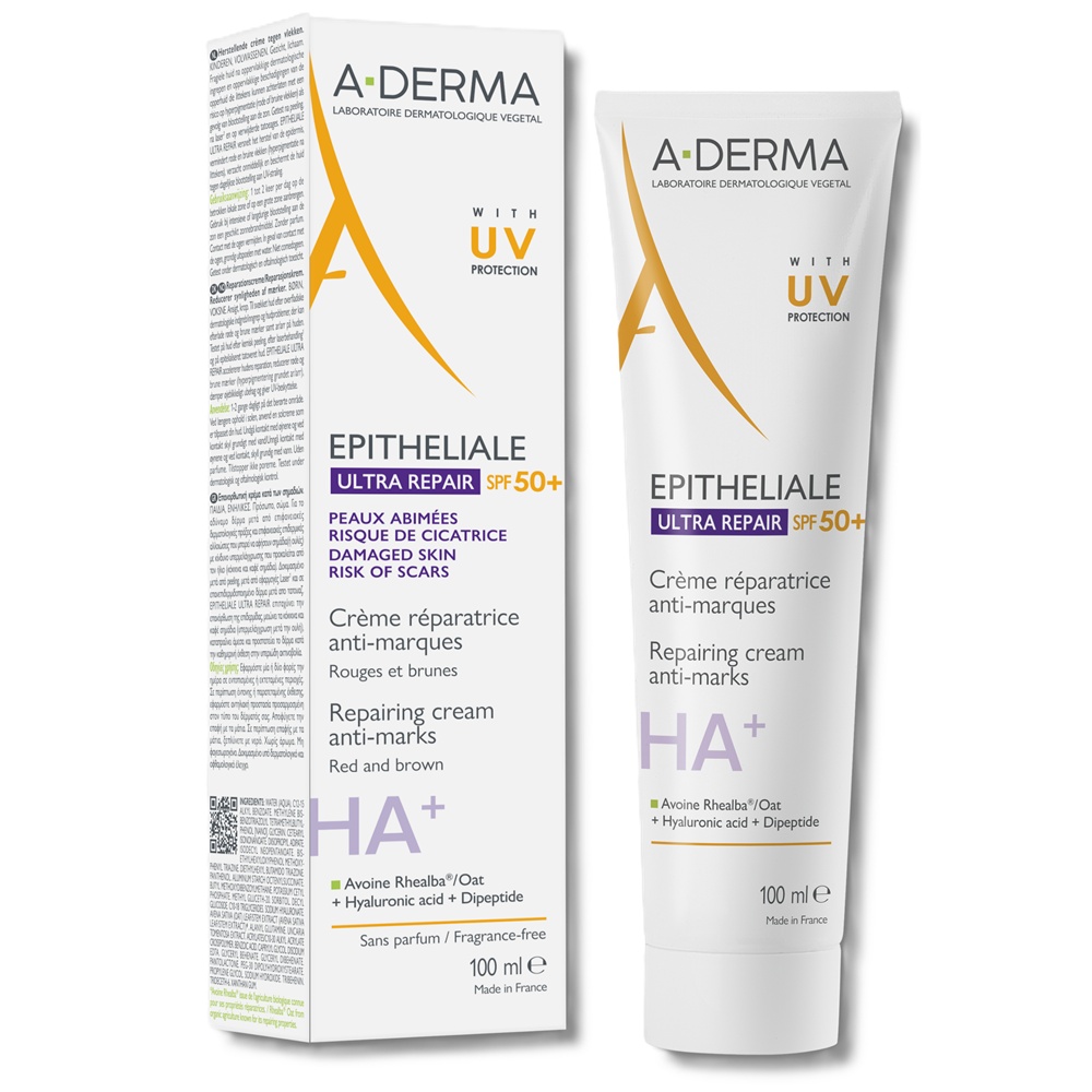 Crema reparatoare cu SPF 50 + Epitheliale Ultra Repair A-Derma, 100 ml