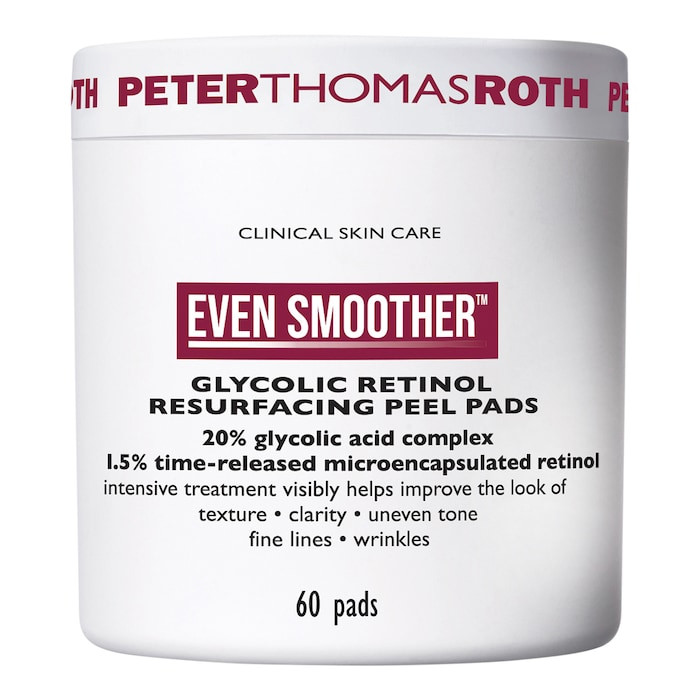 Dischete peeling Peter Thomas Roth Even Smoother Glycolic Retinol Resurfacing Peel Pads 60 buc