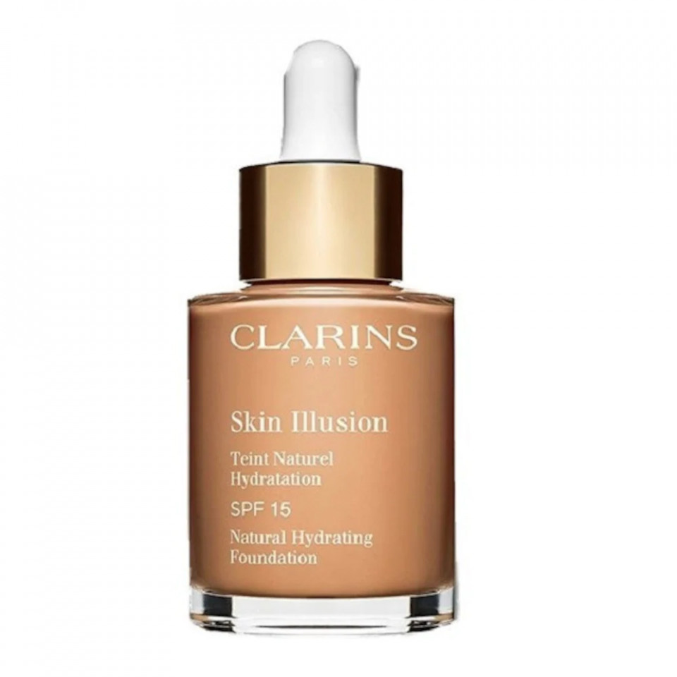 Fond de ten Clarins Skin Illusion Spf15, 30 ml (Gramaj: 30 ml, Nuanta fond de ten: 108 Sand)