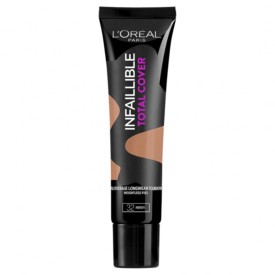 Fond de ten fata si corp L`Oreal Infaillible Total Cover Foundation, 35 Gr (Concentratie: Fond de te