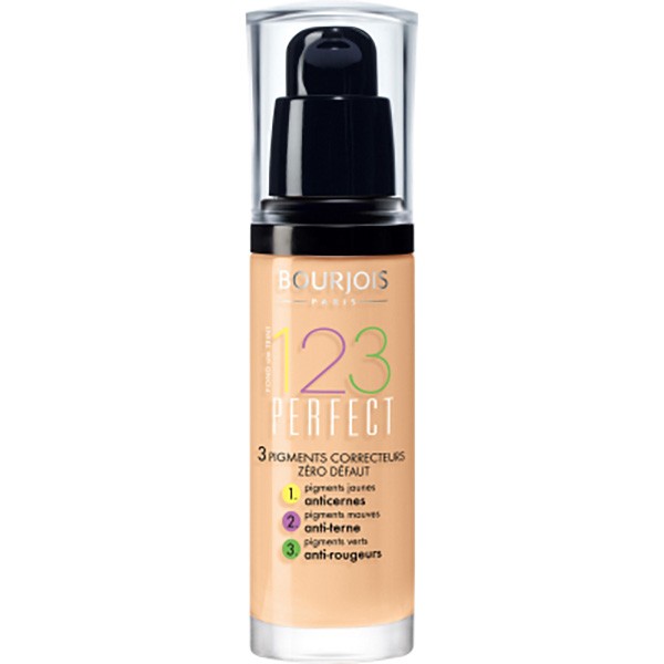 Fond de ten lichid Bourjois 123 Perfect (Concentratie: Fond de ten, Gramaj: 30 ml, Nuanta fond de ten: 54 Beige)