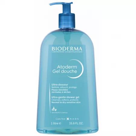 Gel de dus Atoderm Bioderma (Gramaj: 1000 ml Rezerva)