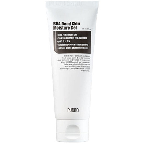 Gel de fata hidratant BHA Dead Skin, Purito (Gramaj: 100 ml, Concentratie: Gel crema)