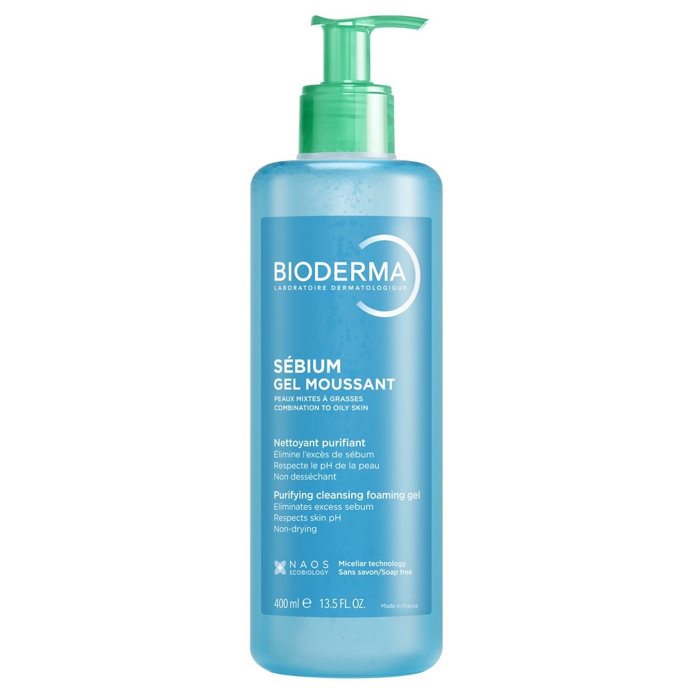 Gel spumant purifiant Sebium Bioderma, 400 ml (Gramaj: 400 ml)