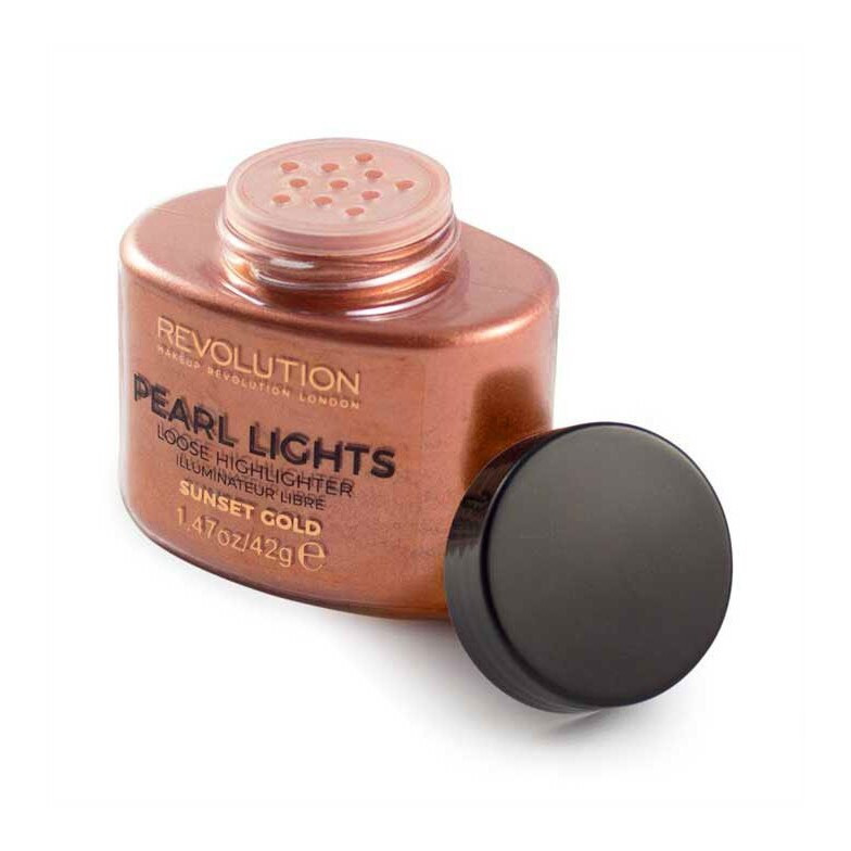 Iluminator Pulbere MAKEUP REVOLUTION Pearl Lights Loose Highlighter (Gramaj: 25 g, Concentratie: Ilu