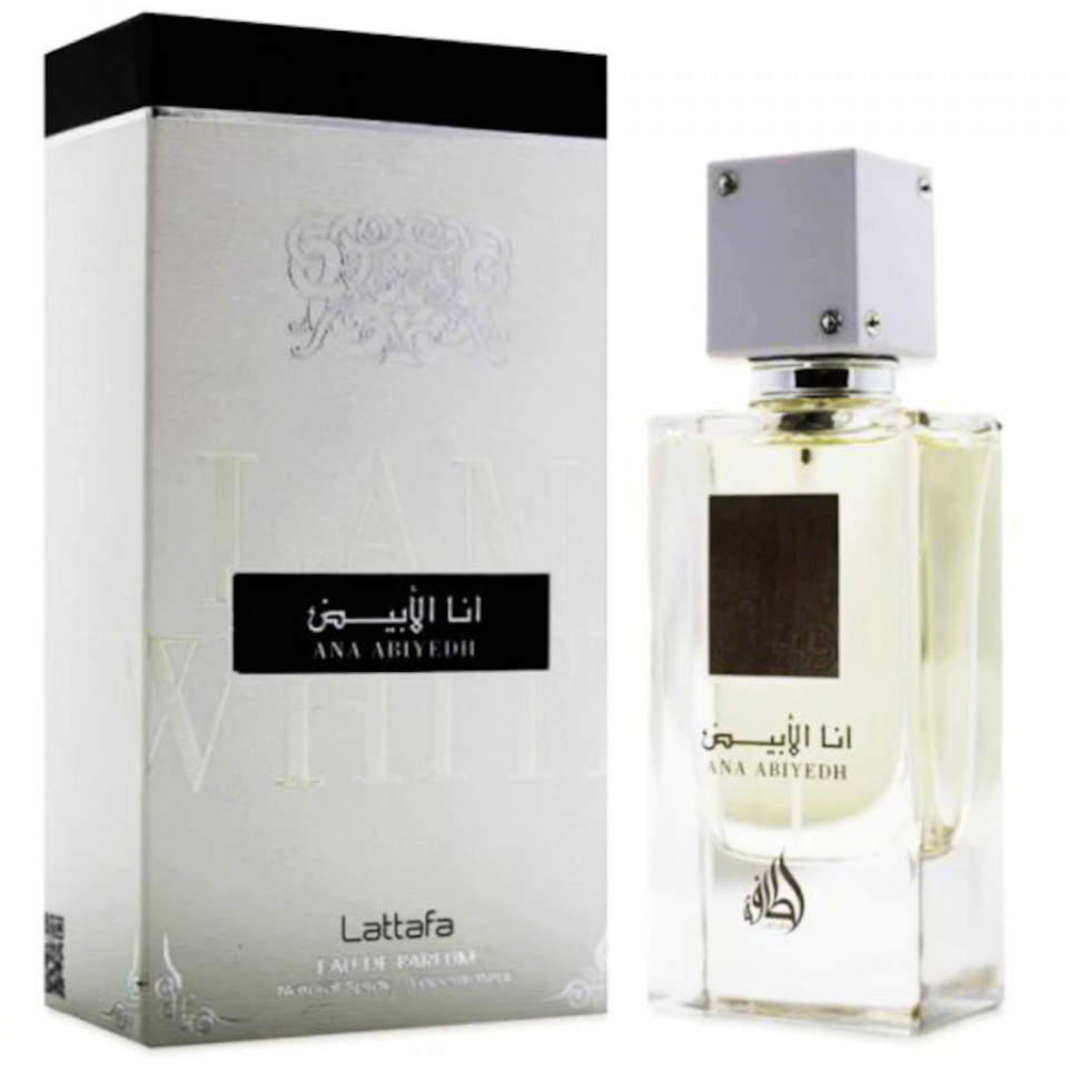 Lattafa Perfumes Ana Abiyedh White Apa de Parfum, Femei (Concentratie: Apa de Parfum, Gramaj: 60 ml)