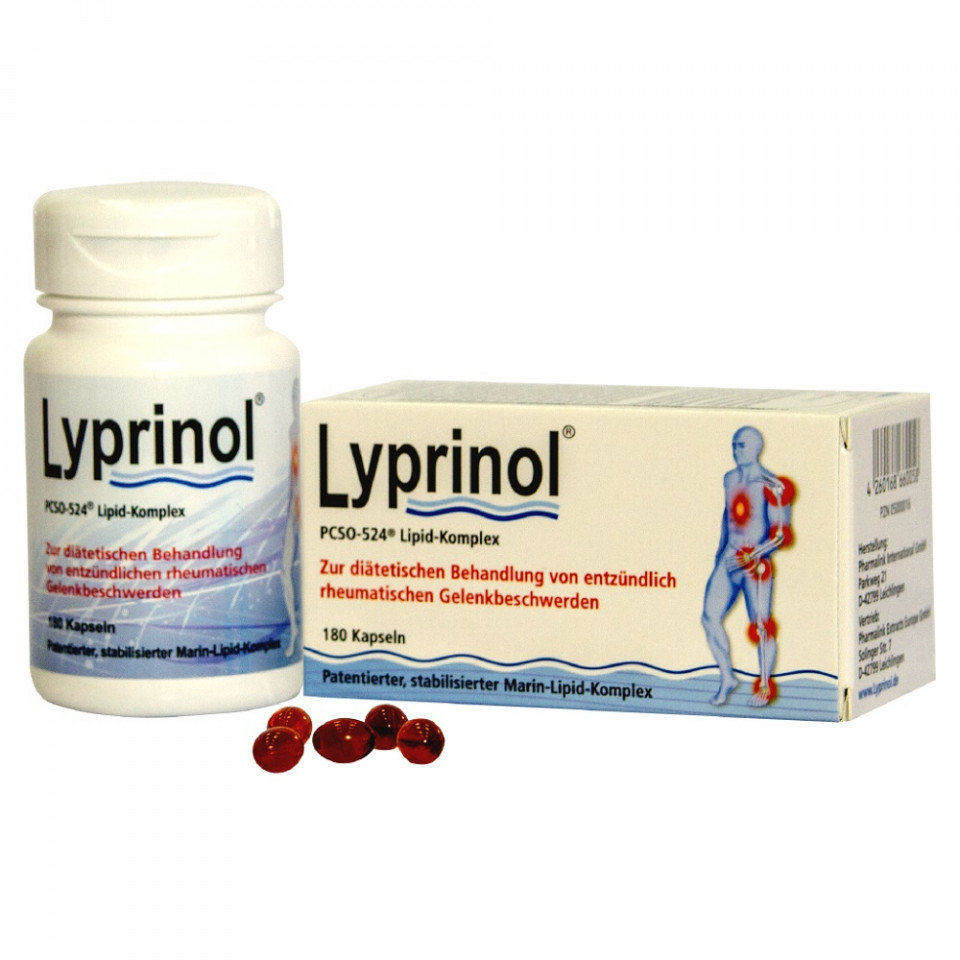 Lyprinol Complex Lipidic Marin Pharmalink International (Concentratie: 240 mg, Ambalaj: 180 capsule) - 1 | YEO